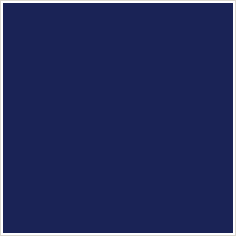 1A2356 Hex Color Image (BLUE, BUNTING, MIDNIGHT BLUE)