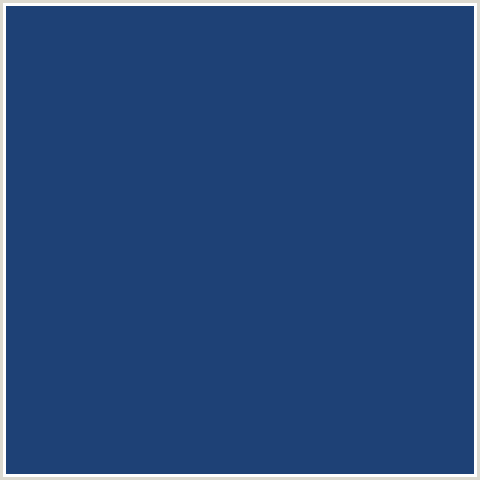 1E4176 Hex Color Image (BAY OF MANY, BLUE, MIDNIGHT BLUE)