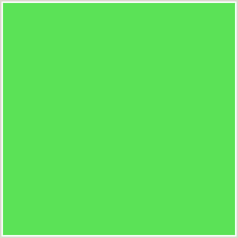5BE256 Hex Color Image ()